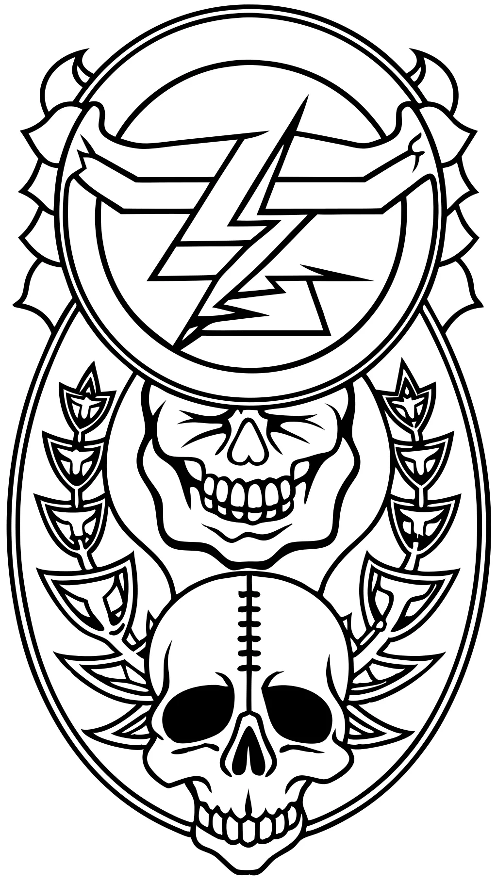 grateful dead coloring pages